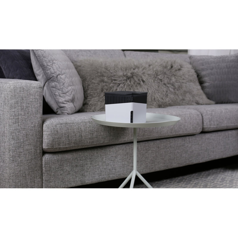 WENKO dehumidifier Mod. Cube, 500g, set of 2, for rooms up to approx. 40m³, 15cm H x 16cm W x 16cm D, White