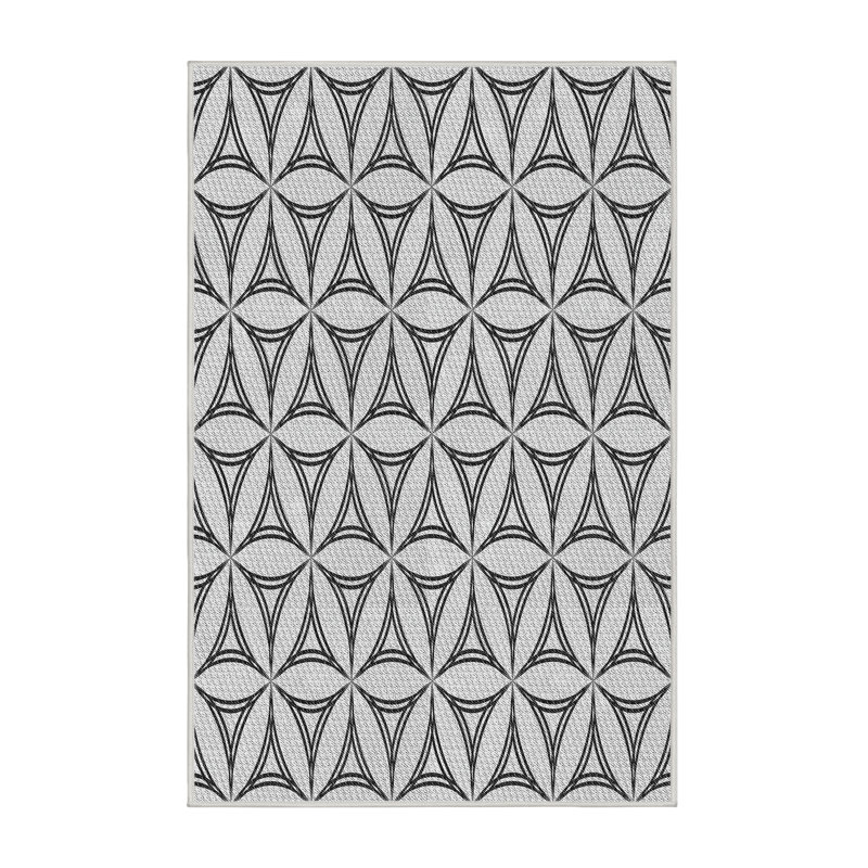 Tapis gris Sawicki, Rectangle 5 pi x 7 pi