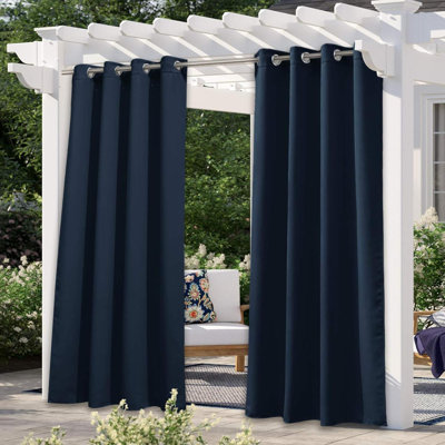 Rideaux d'extérieur à l'épreuve des intempéries et à l'épreuve des intempéries Panneaux supérieurs à œillets de qualité supérieure avec œillets pour abri de jardin et pergola 1 panneau