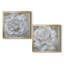 «Bombshell Bloom I», ensemble de 2 reproductions d'art sur toiles-376382692-376382689-303164622