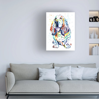 Art sur toile Lisa Whitehouse Basset Hound