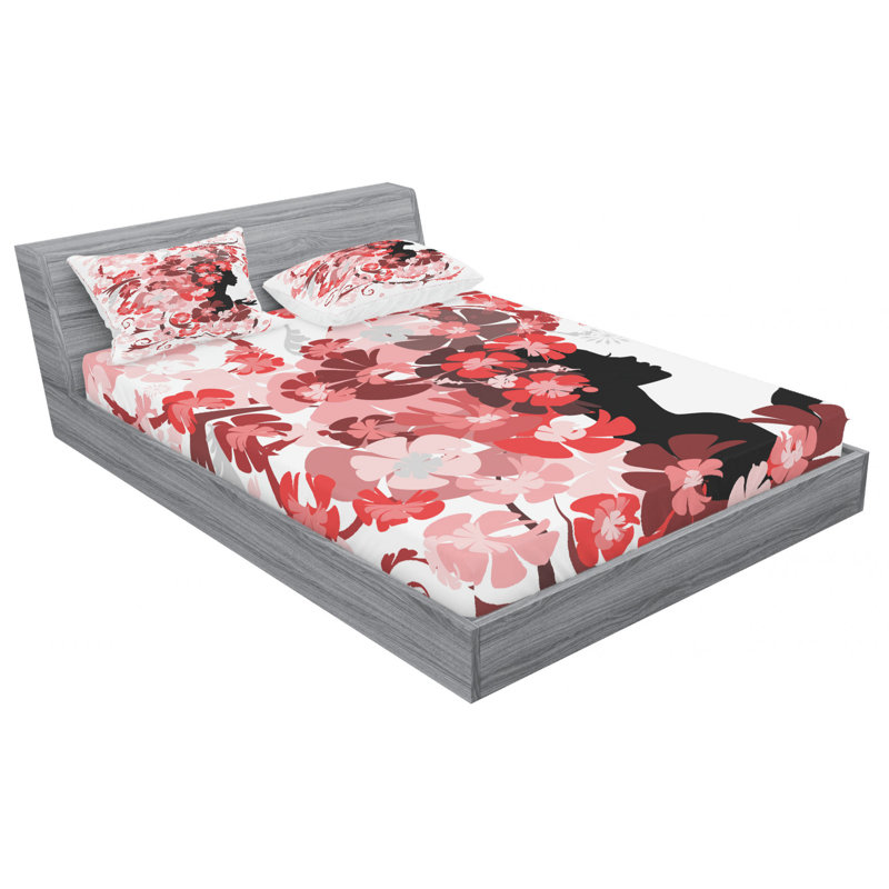 Microfiber Fitted Sheet, Queen Sheet Set with Fitted Sheet