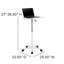 Sit to Stand Mobile Laptop Computer Desk-1616142269