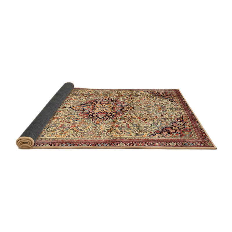 Tapis oriental beige, Rond 5 pi