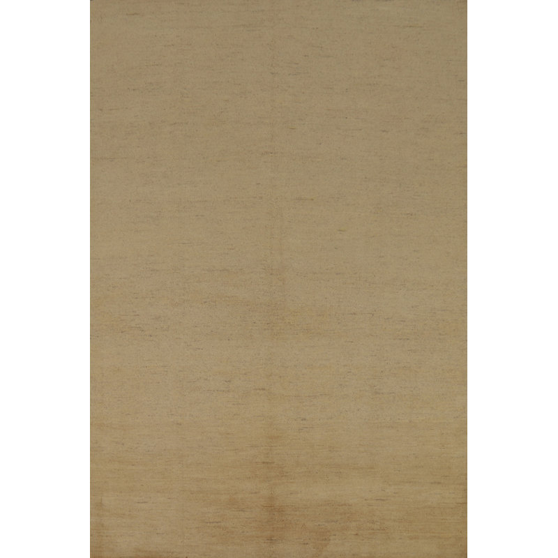 Tapis beige moderne Gabbeh 6 x 8