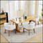 Chaise demi-tonneau rembourrée Mid-Century-1368517252