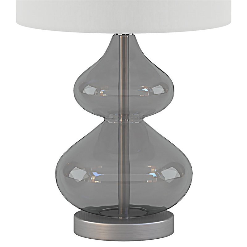 Curved Glass Table Lamp Set Of 2