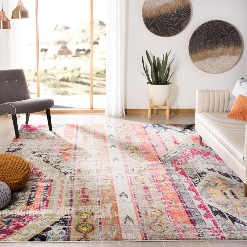 Almyra Southwestern Area Rug, Rectangle 5'1" x 7'7"