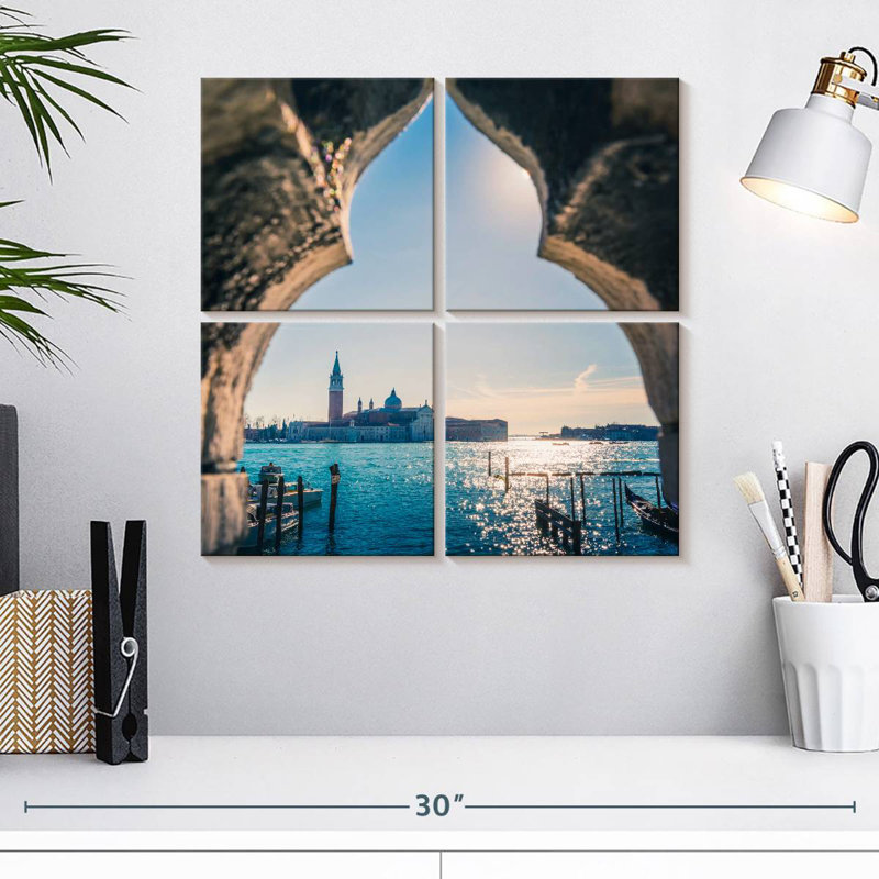 Vue de Nicci San Giorgio Maggiera, H 18 po x l 18 po