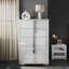 Ensemble de chambre à coucher 3 pièces Highlgloss-1791824849