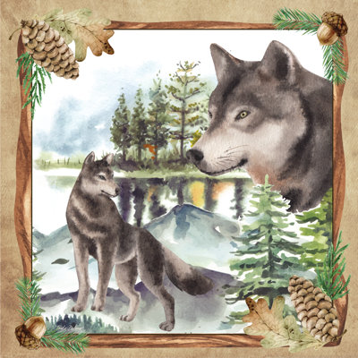 Wolf in the Wild by Nicole DeCamp