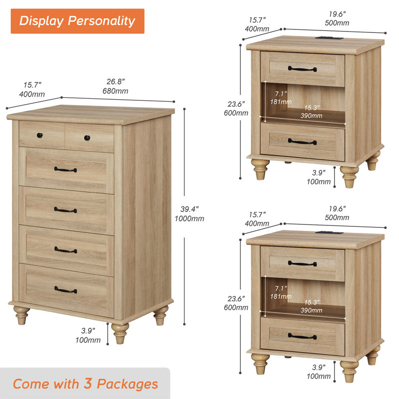 Bidatsch Piece Bedroom Set