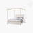 Malco Queen Oak Four Post Bed