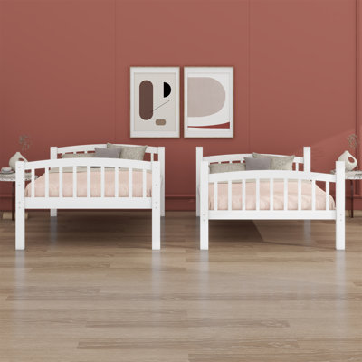 Bunk Bed With Ladder by Harriet Bee