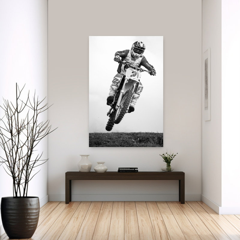Art mural contemporain Rider, H 60 po x l 40 po