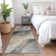 Machine Washable Indoor/Outdoor Cinead ACN1668 Gray Rug