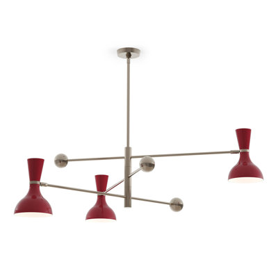Luminaire suspendu Spoutnik 3 lumières Clare