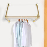 31.5'' Metal Wall Mounted Clothes Rack