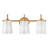 Honey Medium 3-Light Bath Vanity Fixture with Cased Opal Glass
