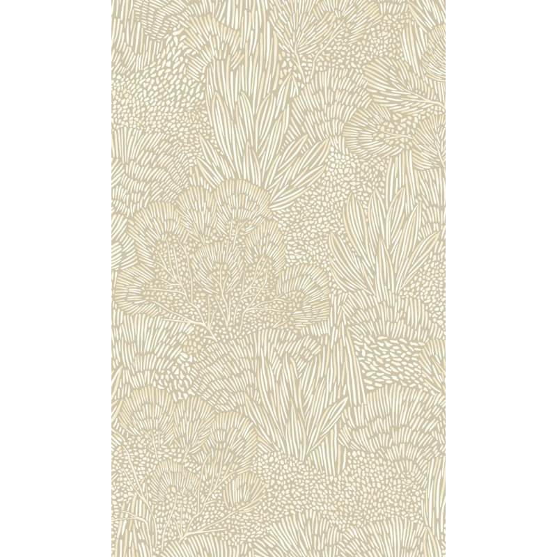 Rouleau de fleurs Einhorn, Blanc / gris