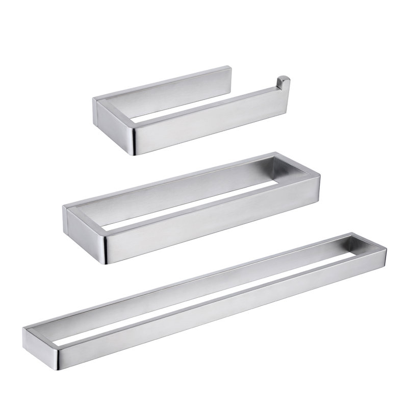 Bathrrom Hardware Set Bathroom Hardware Set, Brushed Nickel