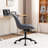Darlaine Armless Swivel Office Chair Faux Leather Upholstered Waterproof Desk Chair Ergonomic Adjustable Computer Chair-1872164826