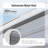 12 x 25 Ft Heavy Duty Carport with Galvanized Steel Roof