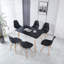 Table 115 x 75 x 75 cm, table à manger, table de bureau, table basse