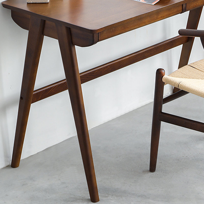 Bureau Bausman, H 29,52 po x l 39,37 po x P 21,65 po, Noyer foncé