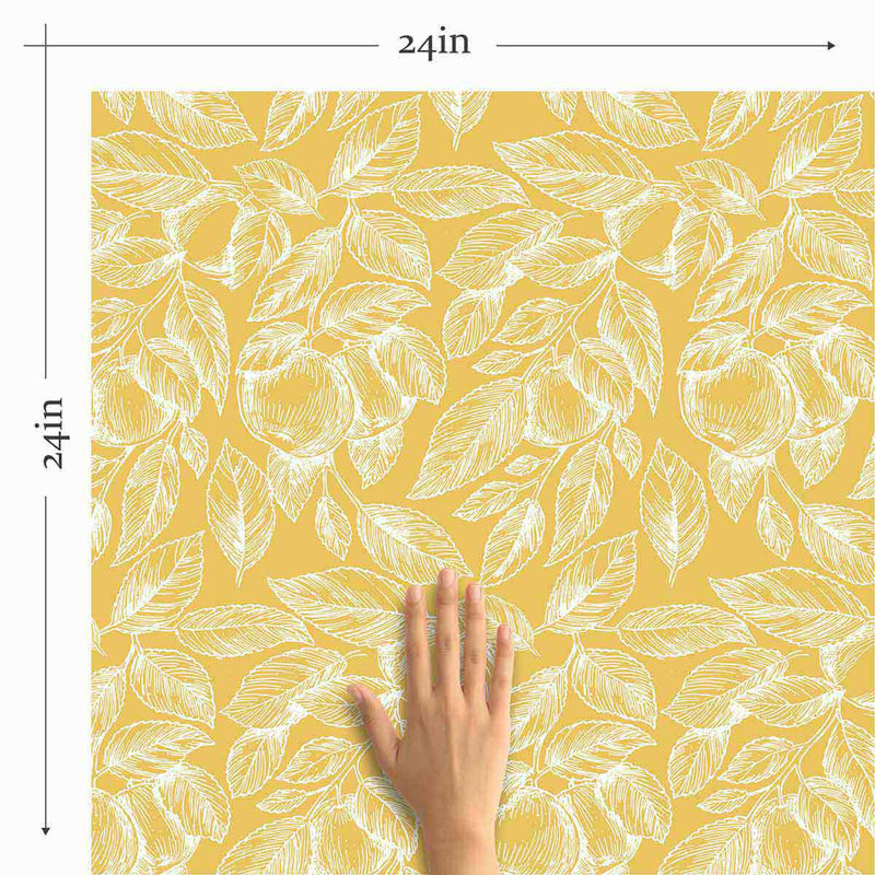 Peel & Stick Floral Tile, 126" L x 24" W