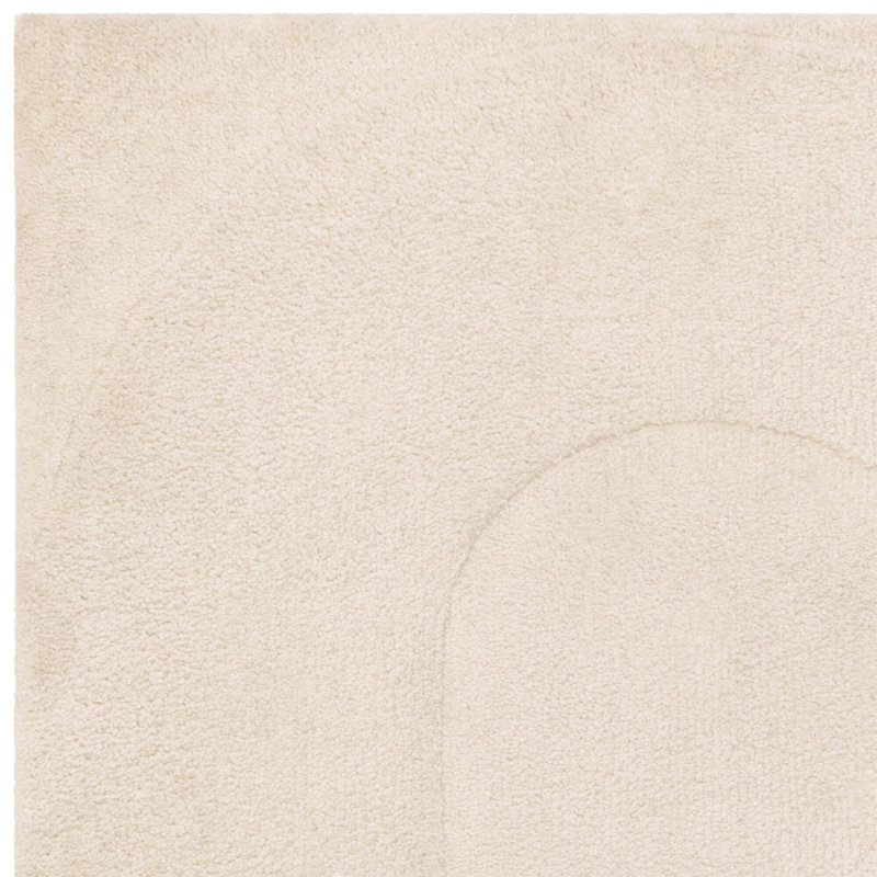 Claverton Cozy Geometric Tufted Ivory Area Rug, Rectangle 160 x 230cm