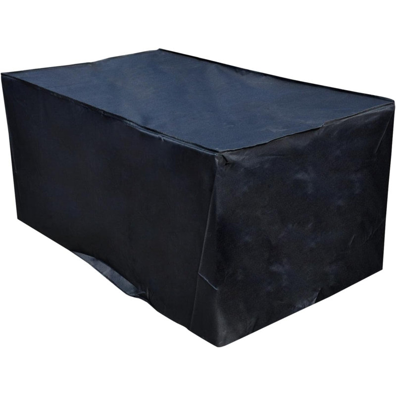 Quickflame Rectangle Cover ( 45"L x 30"W X 22"H ) for Firepits and Firetables, Black
