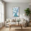 Ensemble de 1 tableau abstrait sur toile représentant un arbre-129364241-129364248