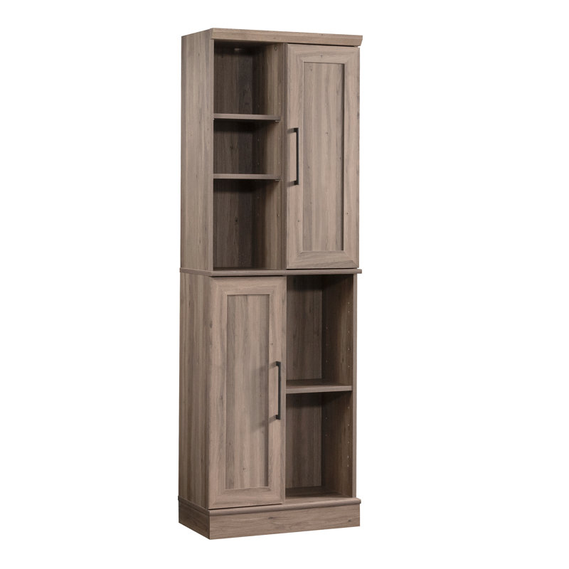 Storage Cabinet With Customizable Storage, Light Brown