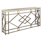 St Ouen 72'' W Stone Console Table
