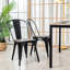 Ensemble de 4 chaises en métal et bois Esther-314554767