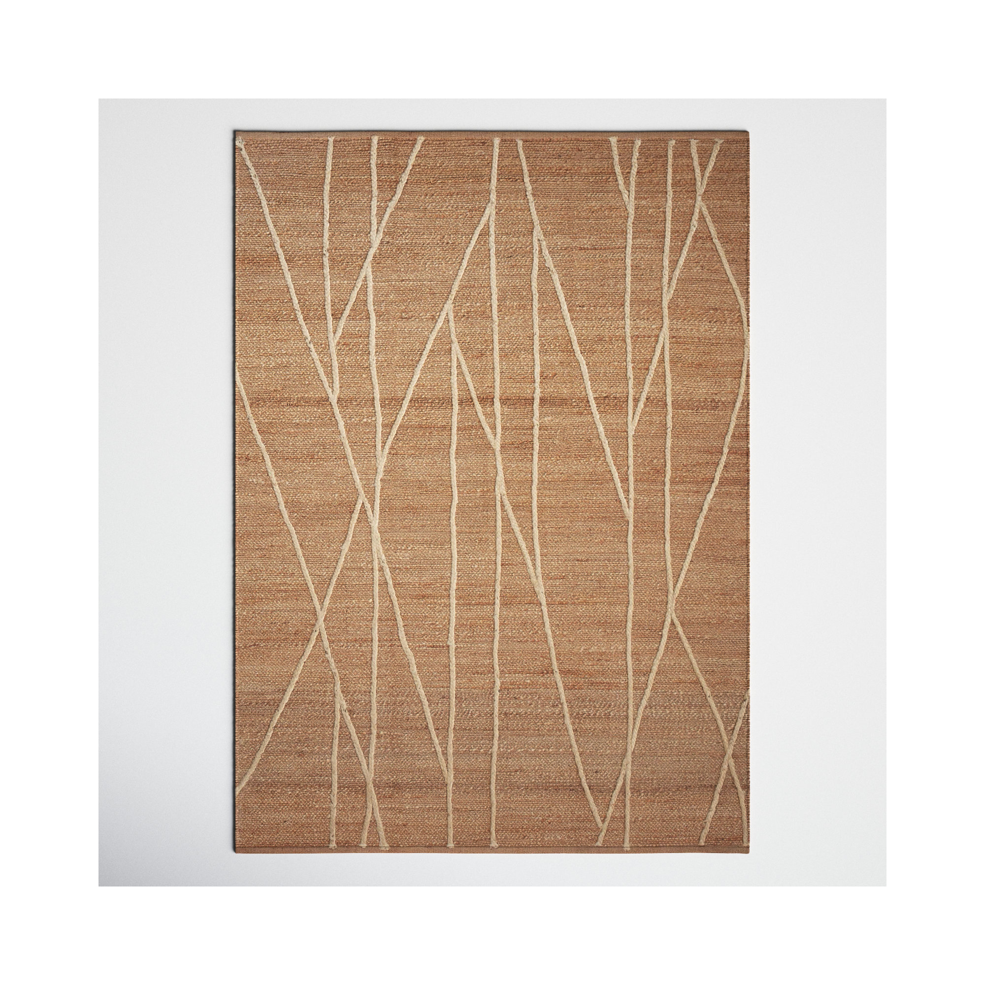 Albemarie Handmade Jute / Sisal Tan Rug, Rectangle 9'3" x 13'