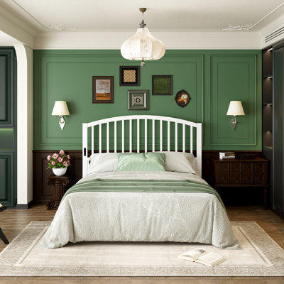 Arch Slats Metal Headboard