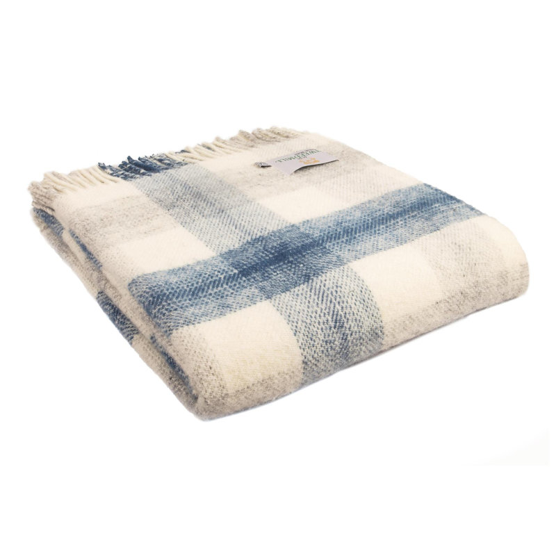 Rosamonde Throw Blanket, Ink Blue