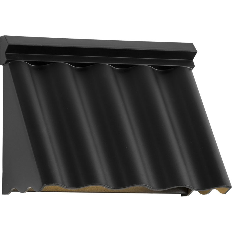 Lanterne murale d'extérieur à DEL Point Dume Wakecrest, H 6,63 po x l 9 po x P 3,88 po, Noir mat
