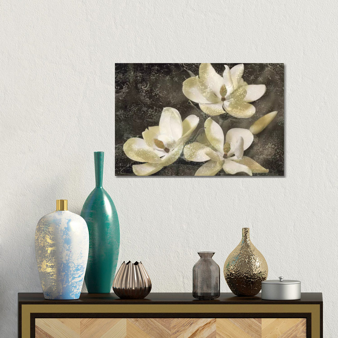 The Magnolia Tree by John Seba - Wrapped Canvas Print