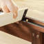 Lit plateforme espresso en bois massif avec lattes en bois sans sommier à ressorts facile à assembler 12 po-119733070-106402297