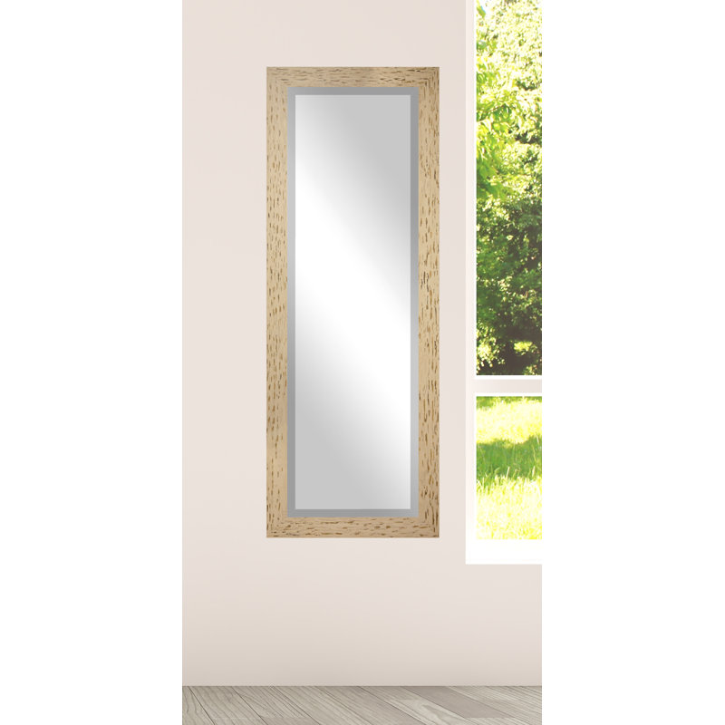 Miroir pleine grandeur Renegar, H 59 po x l 20 po, Crème / Noir