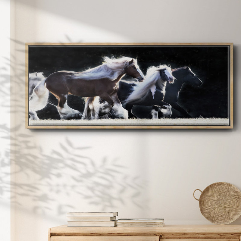 Horse Motion X- Framed Canvas