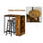 2 - Person Trestle Base Dining Set