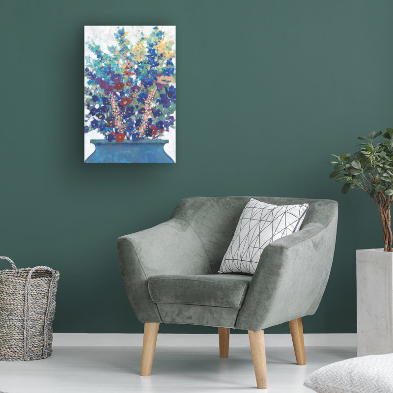 "A Bunch Of Flowers I" par Colombe, impression sur toile par Timothy O Toole, H 24 po x l 16 po