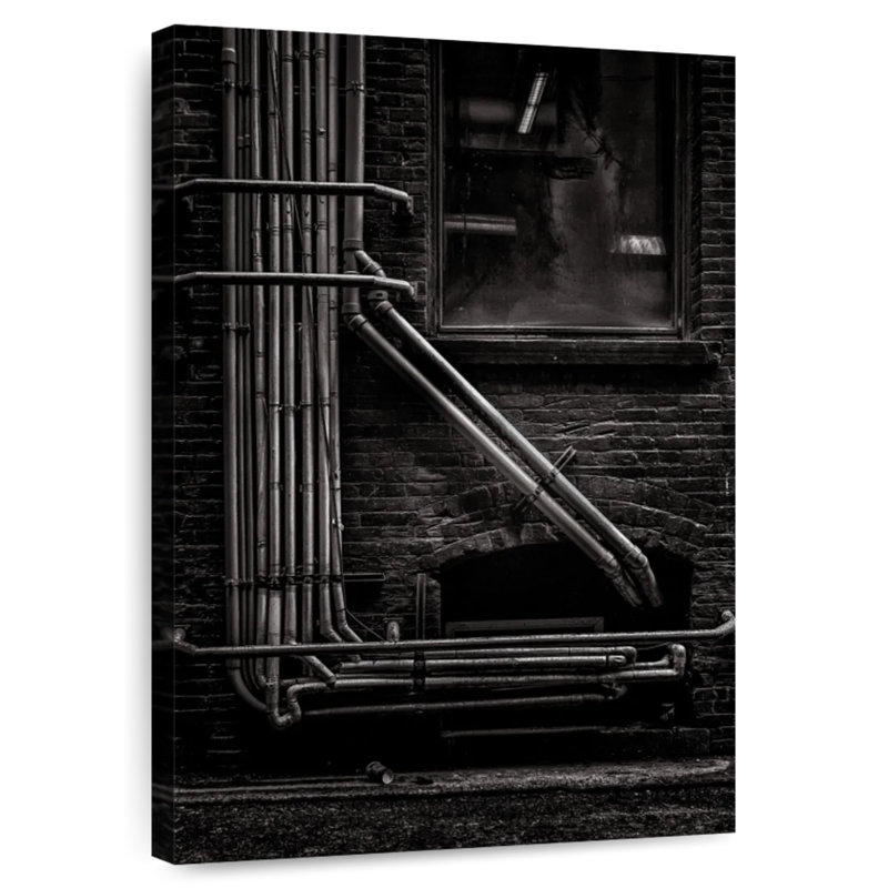 Lilie Alleyway Pipes I, 30" H x 20" W
