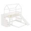 Lit superposé de style maison avec glissade-126665747