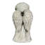Statue de jardin d'ange chien priant