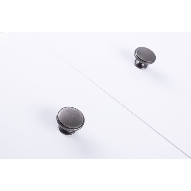 OXFORD KNOB 38Mm, Gun Metal
